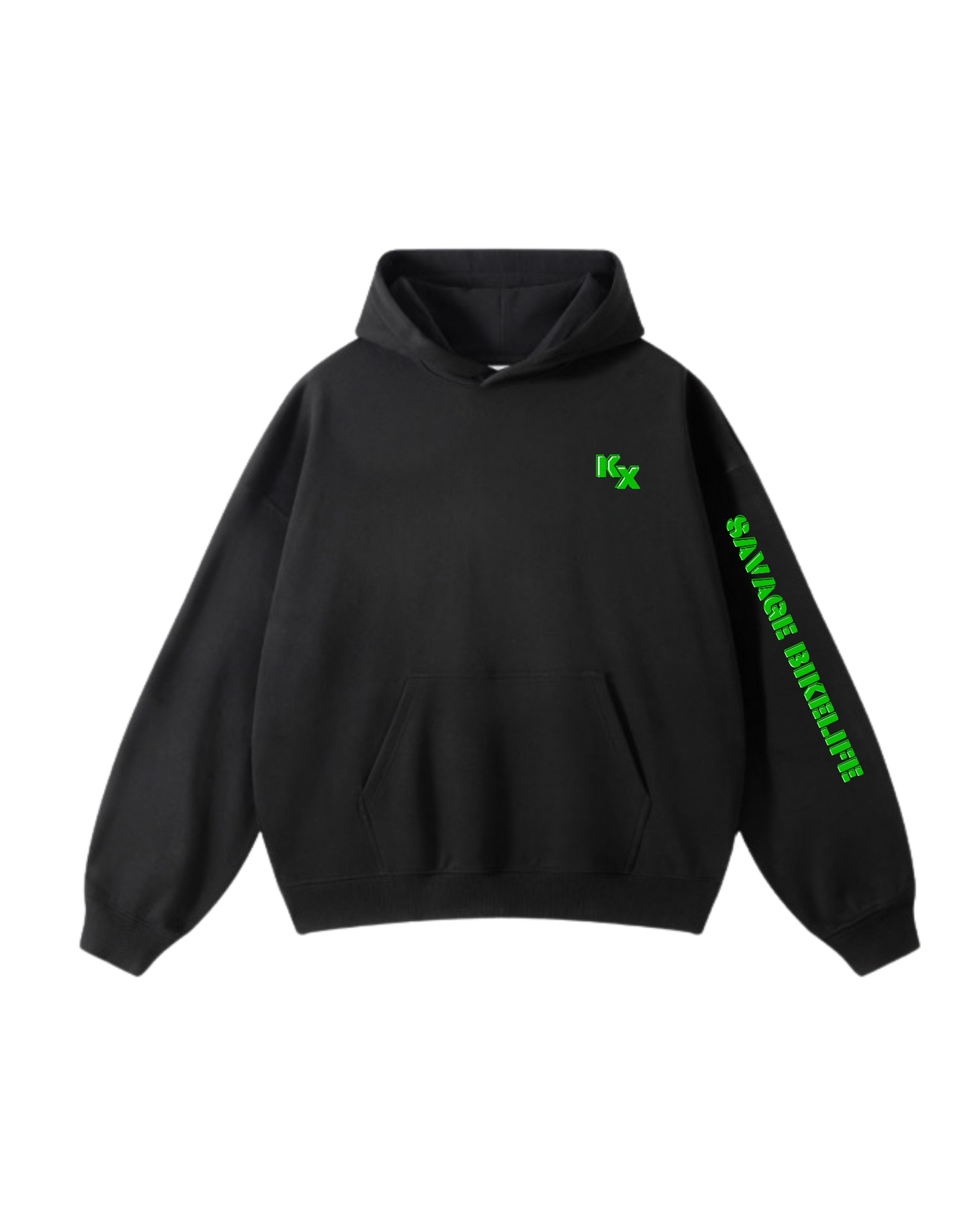 Sweat à capuche SAVAGE KX - Noir