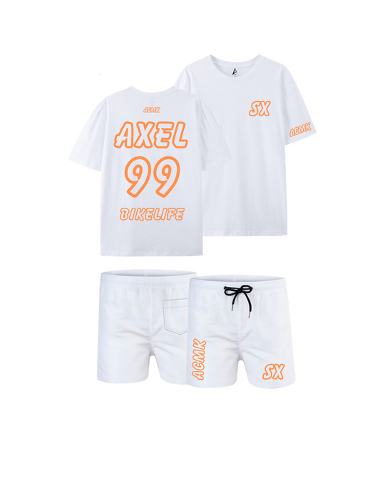 Ensemble SX Blanc personnalisé - numéroté