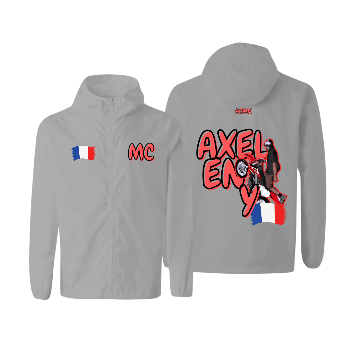 Coupe vent - MC FLAG EDITION - personnalisé