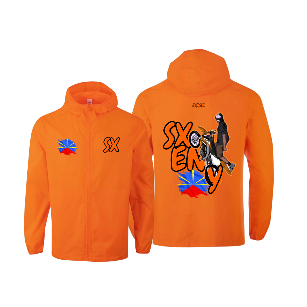 Coupe vent - SX FLAG EDITION - personnalisé