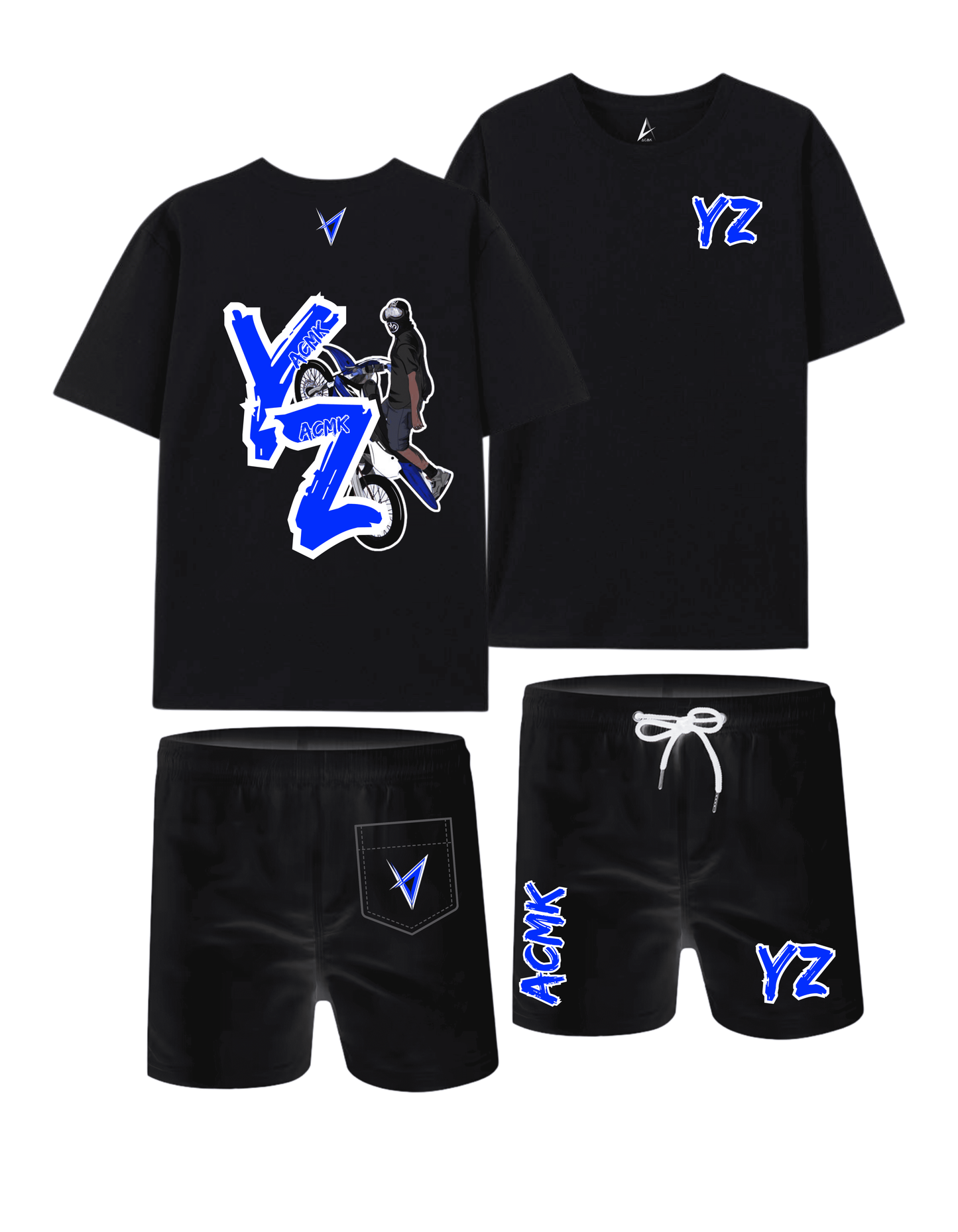 Ensemble YZ summer personnalisé - Noir