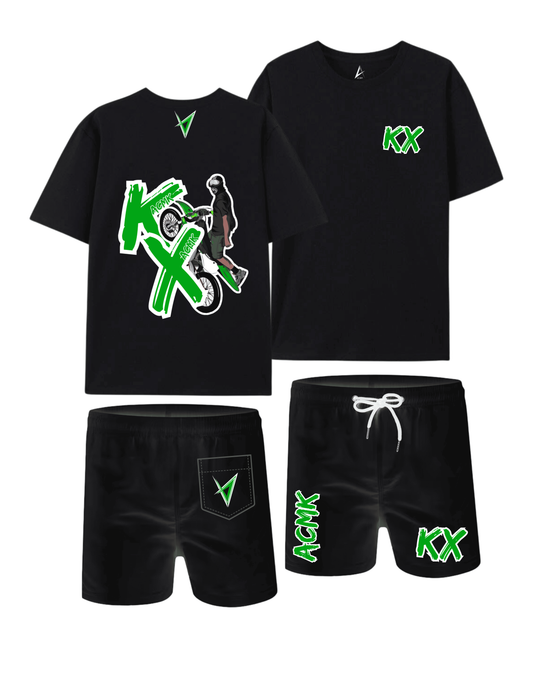 Ensemble KX summer personnalisé - Noir