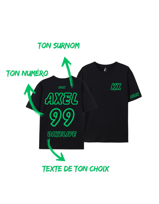 Tee-shirt KX personnalisé - Numéroté