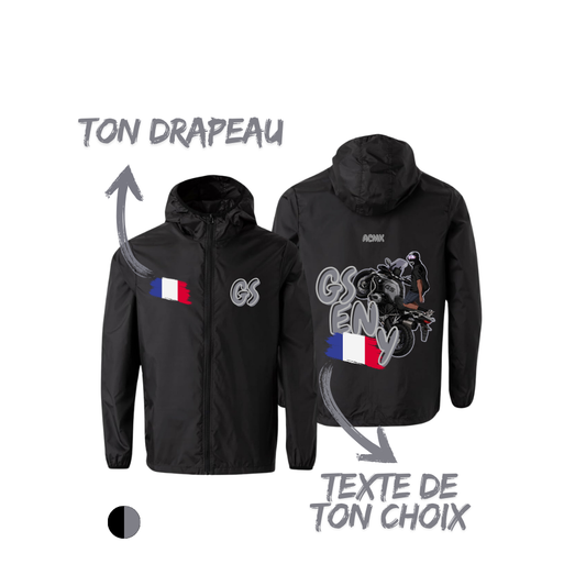 Coupe vent - GS FLAG EDITION - personnalisé ACMK