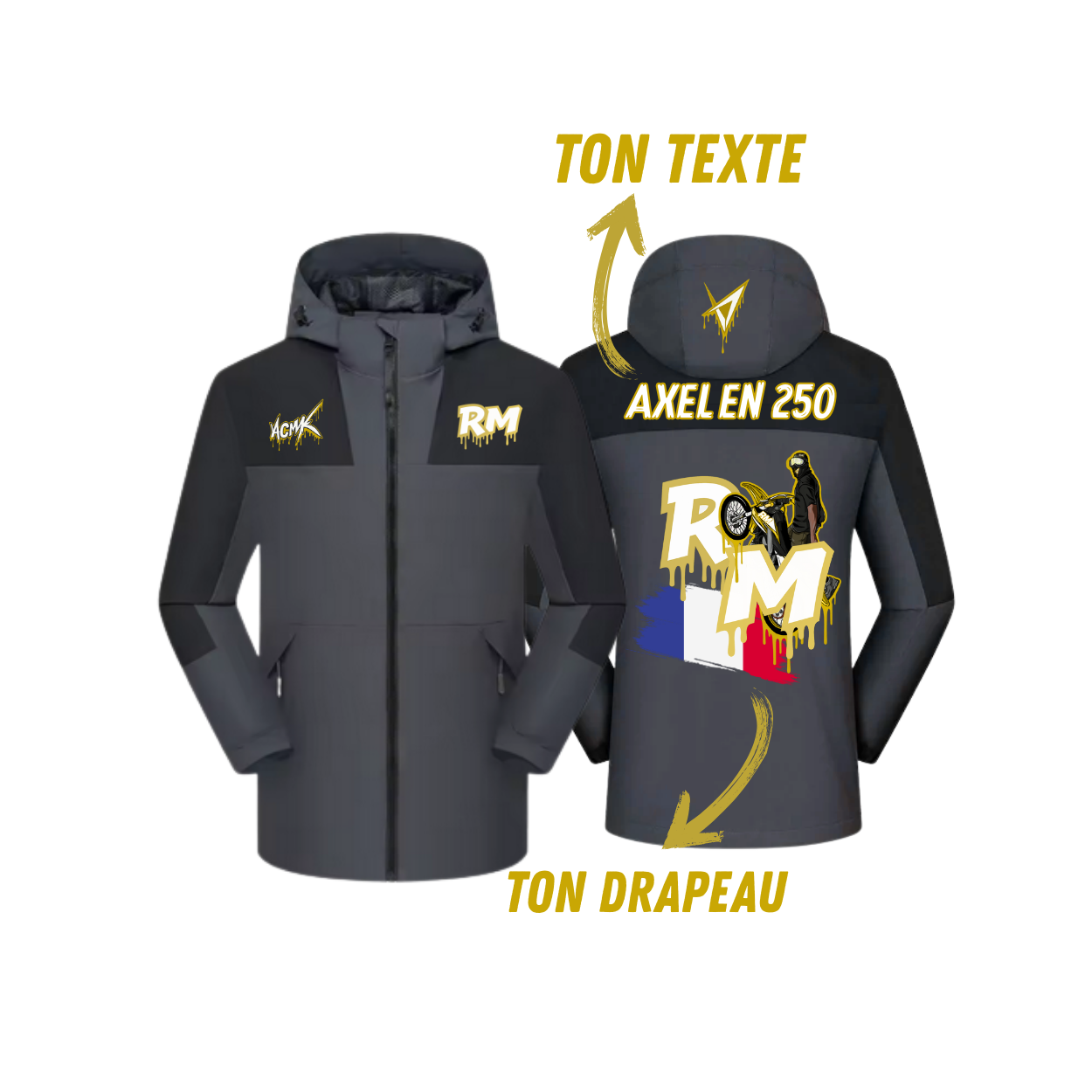 Veste shadow - RM - Personnalisée