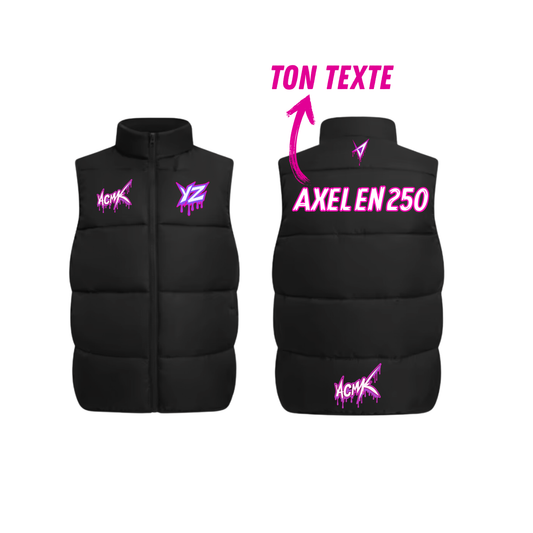 Doudoune sans manches SHADOW - YZ 50TH - Personnalisée ACMK