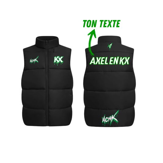 Doudoune sans manches SHADOW - KX - Personnalisée ACMK