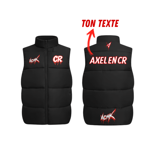 Doudoune sans manches SHADOW - CR - Personnalisée ACMK