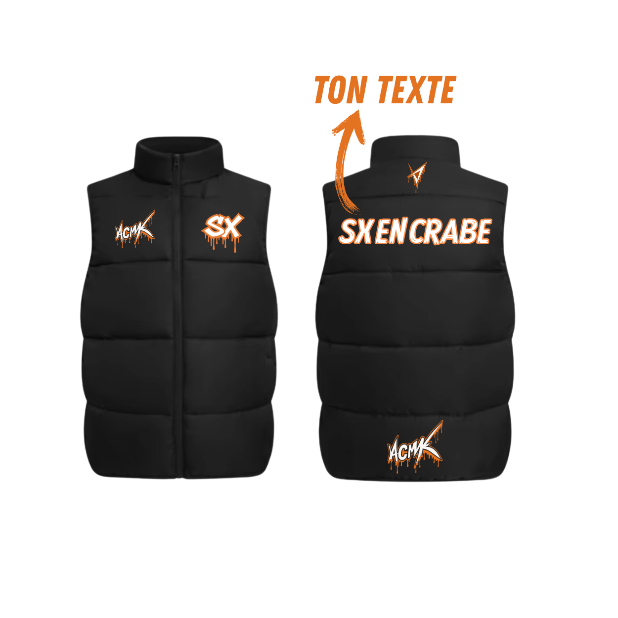 Doudoune sans manches SHADOW - SX - Personnalisée