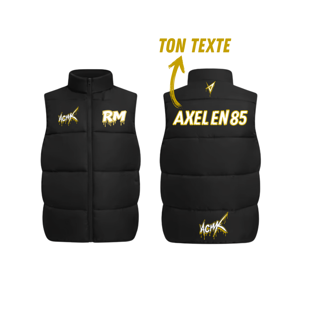 Doudoune sans manches SHADOW - RM - Personnalisée