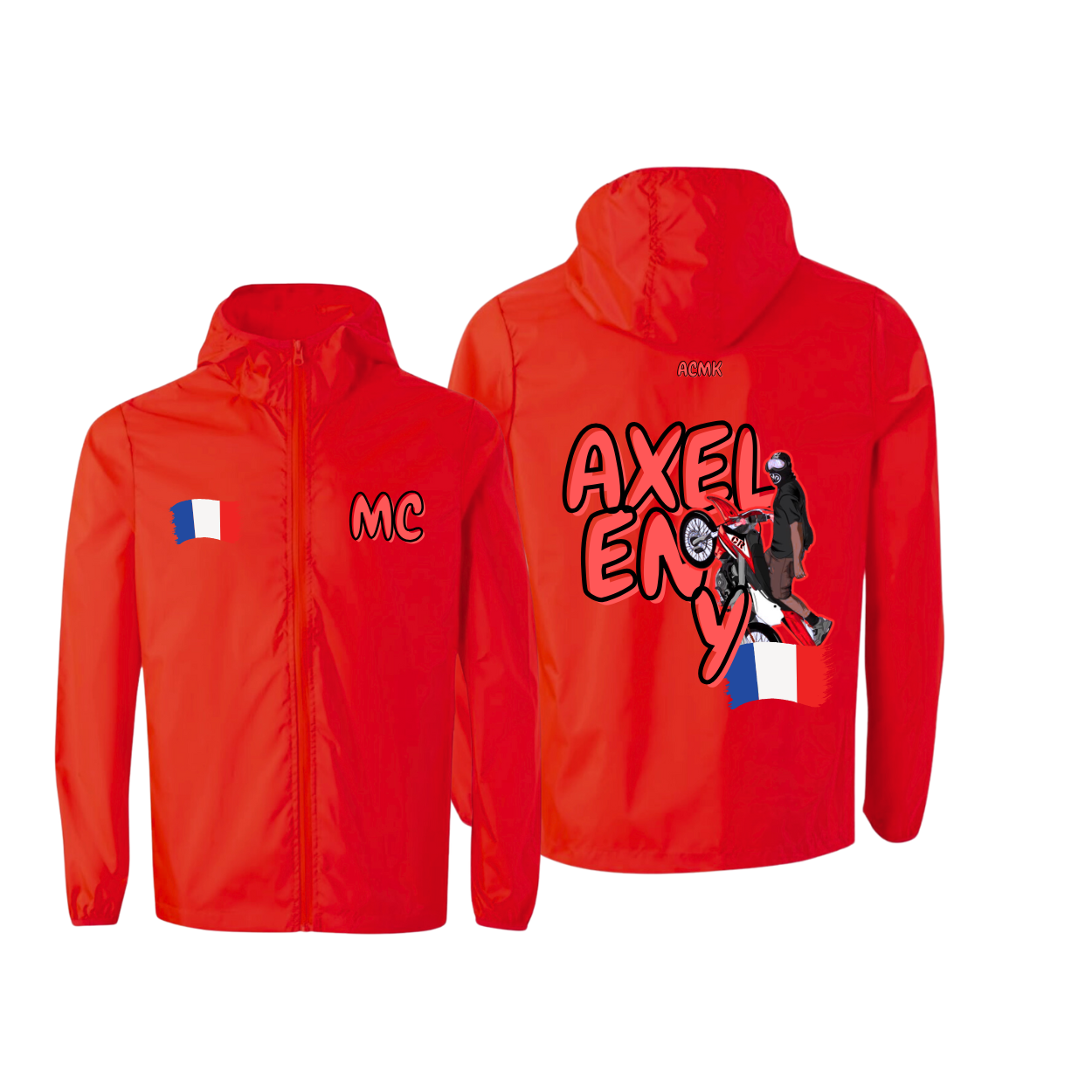 Coupe vent - MC FLAG EDITION - personnalisé