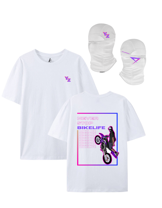 YZ 50TH anniversary t-shirt + balaclava PACK