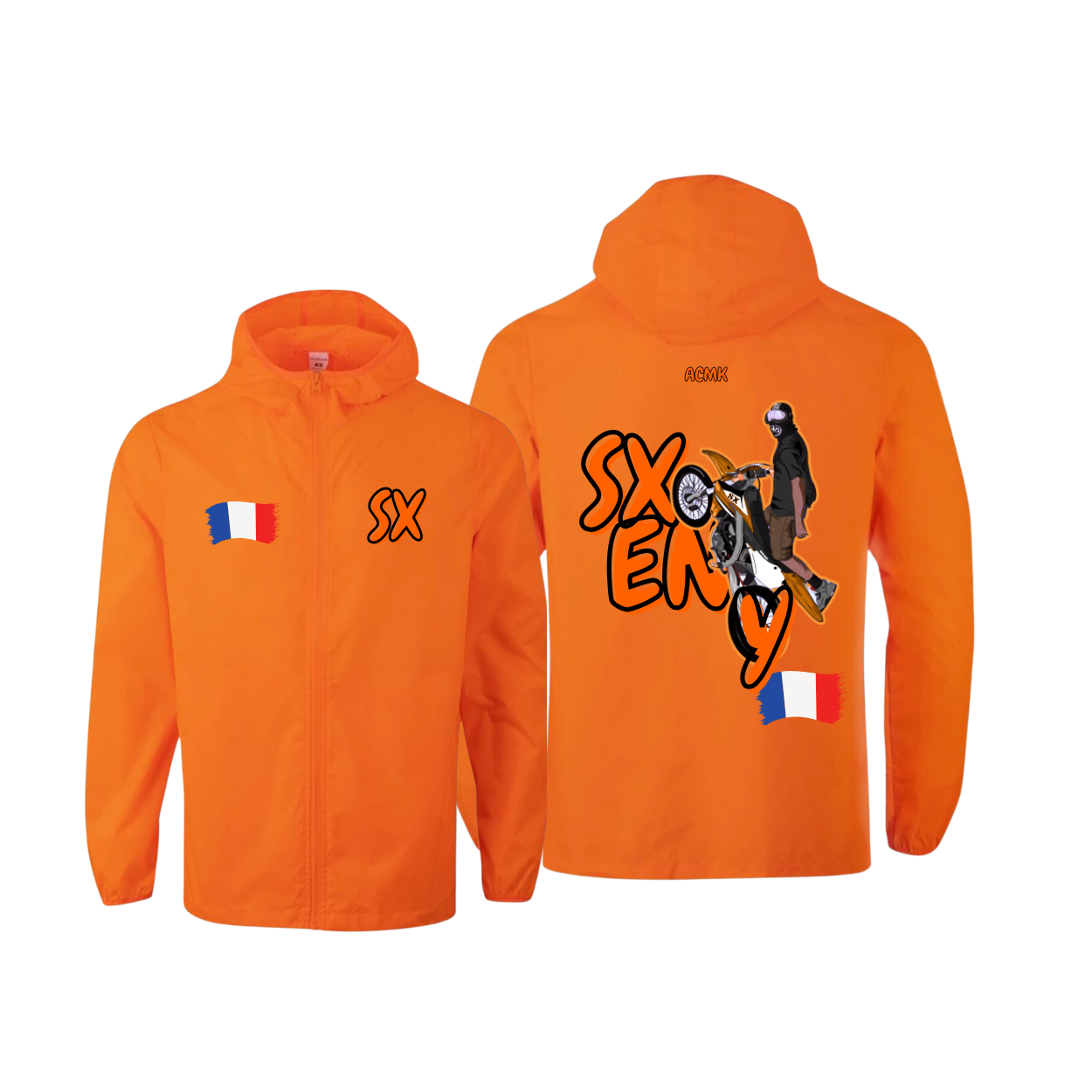 Coupe vent - SX FLAG EDITION - personnalisé