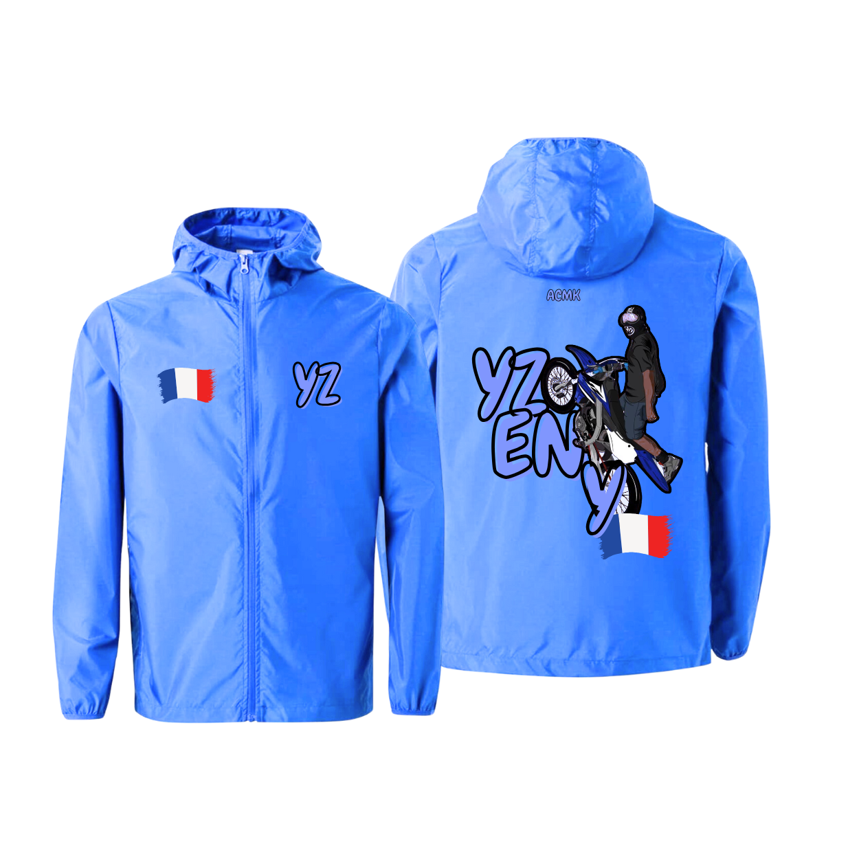 Coupe vent - YZ FLAG EDITION - personnalisé