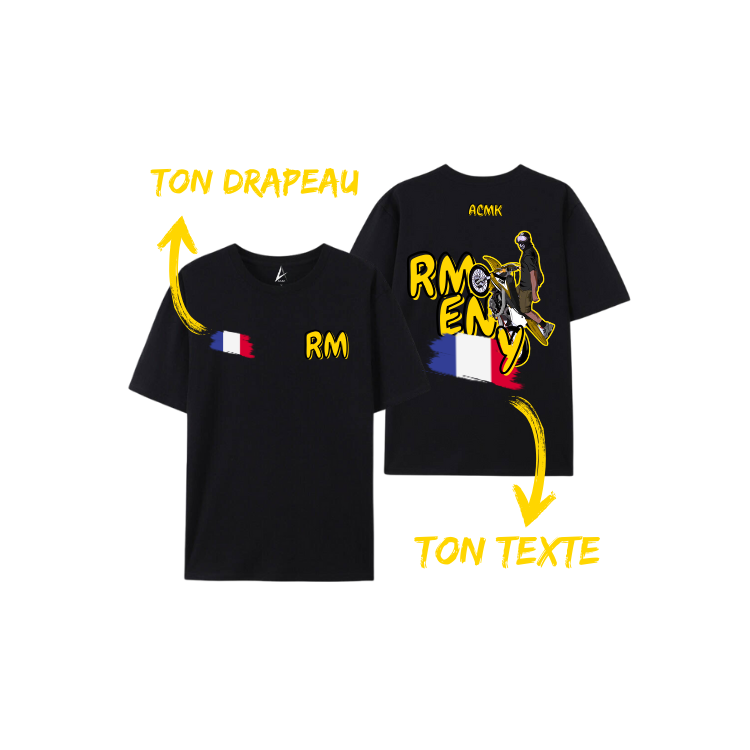PACK DUO Coupe vent + T-shirt - RM - Personnalisé