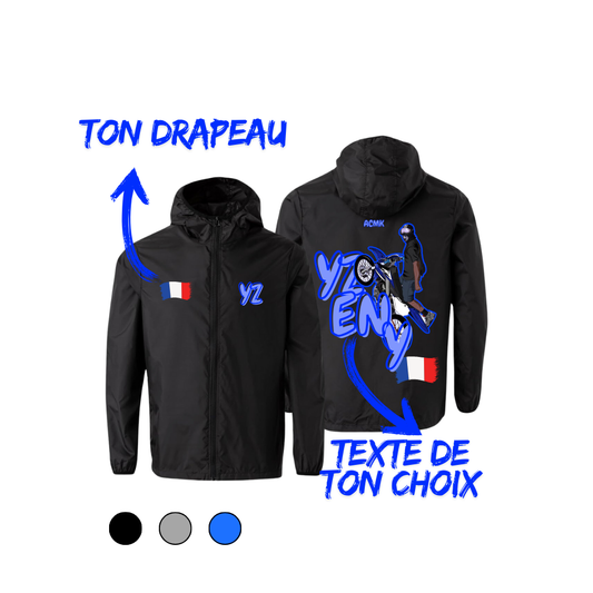 Coupe vent - YZ FLAG EDITION - personnalisé