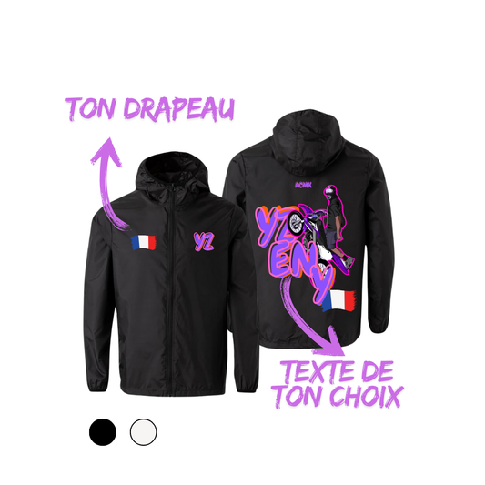 Coupe vent - YZ 50TH FLAG EDITION - personnalisé