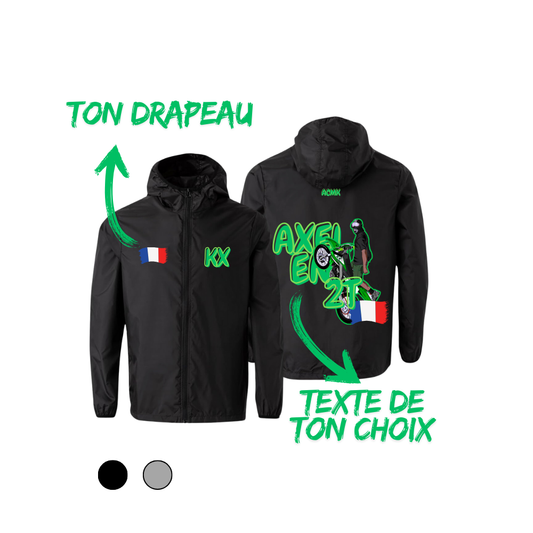 Coupe vent - KX FLAG EDITION - personnalisé