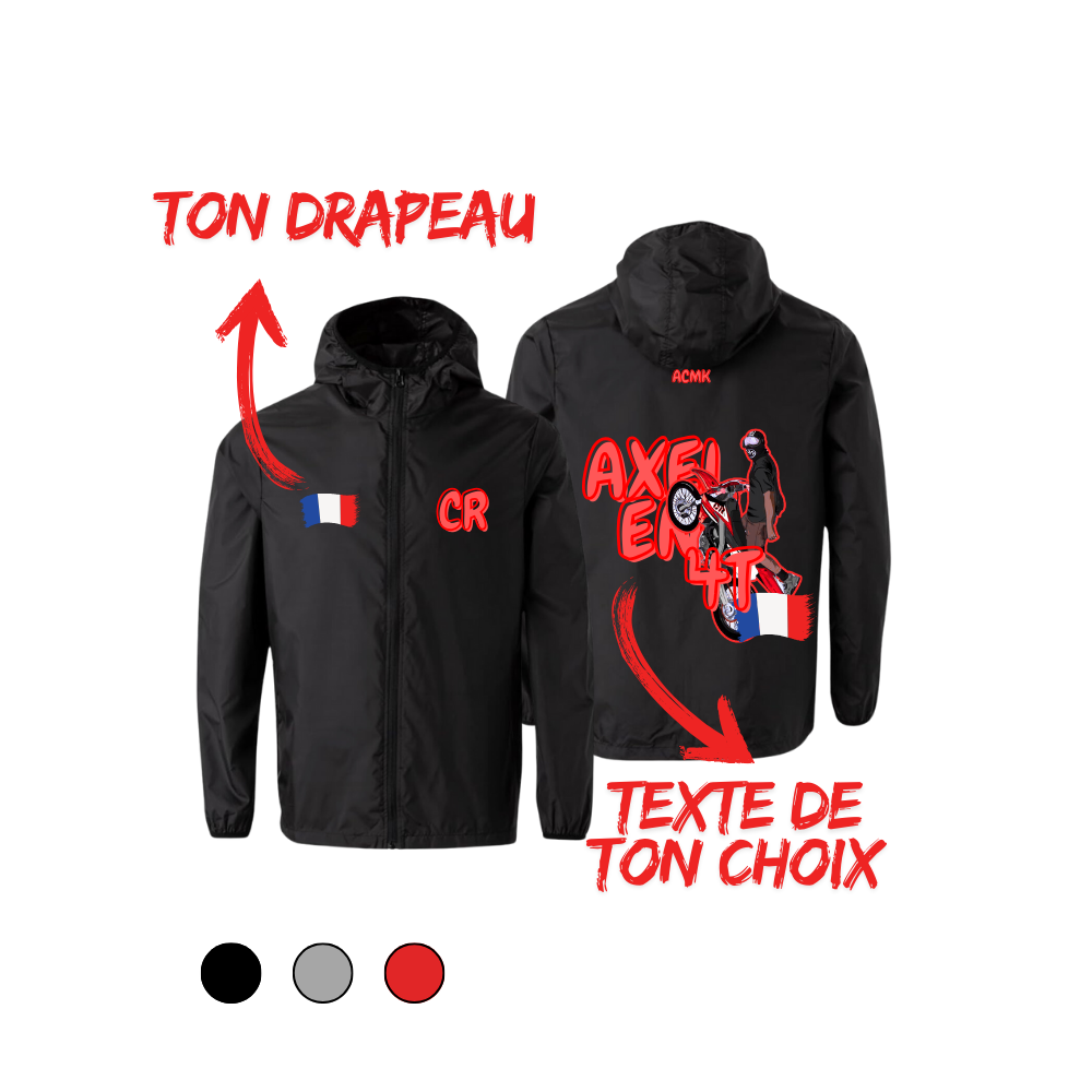 Coupe vent - CR FLAG EDITION - personnalisé
