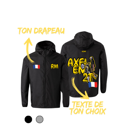 Coupe vent - RM FLAG EDITION - personnalisé