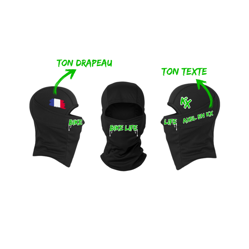 Cagoule personnalisée - YZ/KX/CR/SX/RM