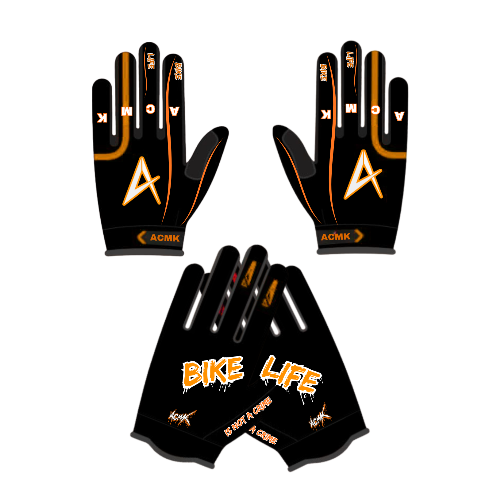 Gants Typhon Orange
