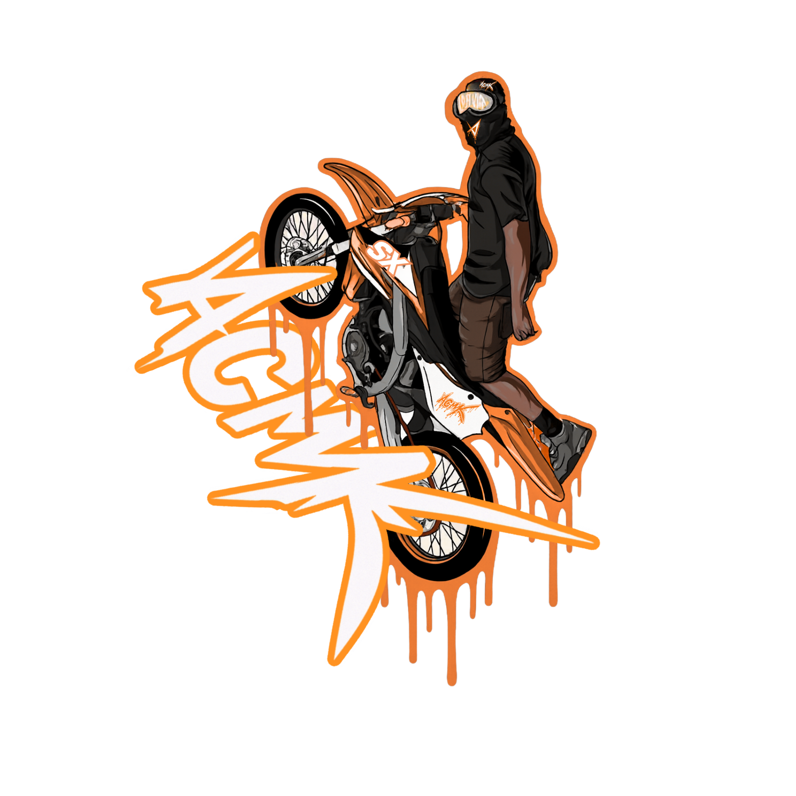 Sticker ACMK - Orange