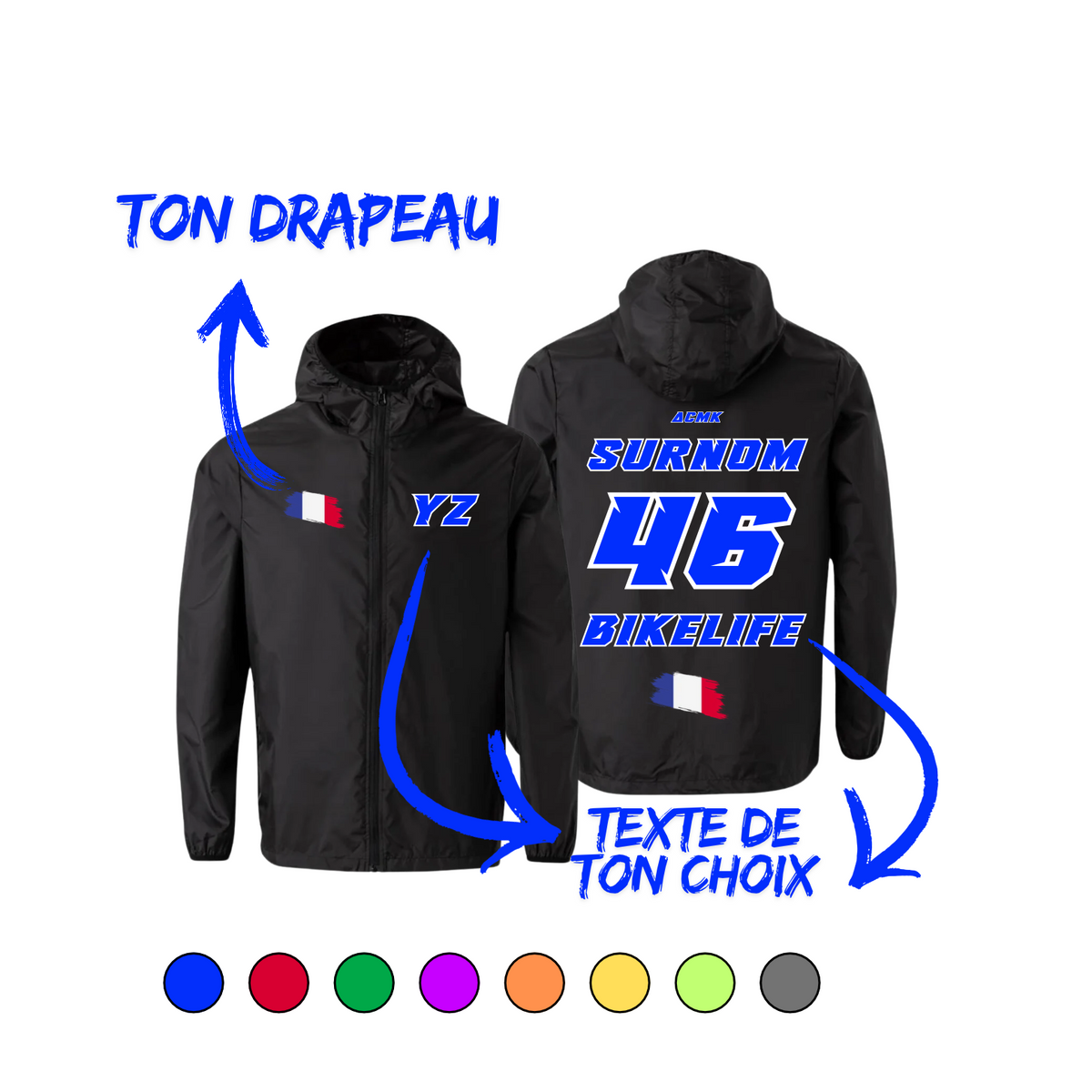 Veste 100% Personnalisée